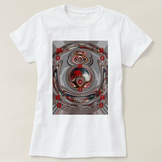 Schöne Weihnachts-Urlaub Saison Farben T-Shirt (Design vorne)