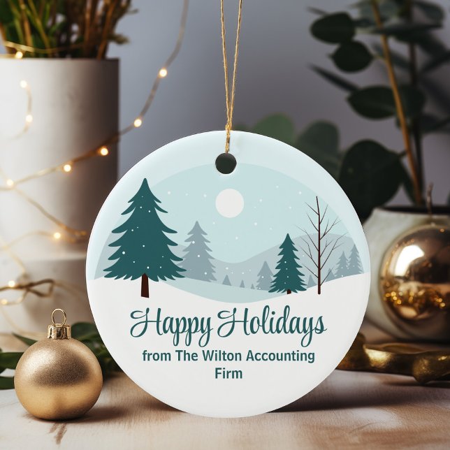 Schöne Weihnachtsbaumen Wintergeschenk für Geschäf Keramik Ornament (Von Creator hochgeladen)