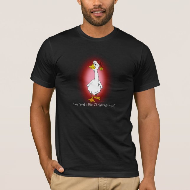 Schöne Weihnachtsgans T-Shirt (Vorderseite)