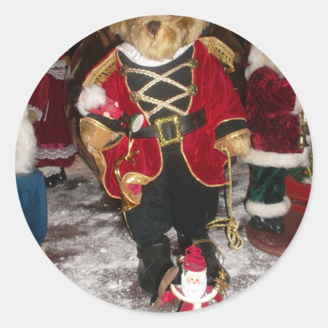 Schöne Weihnachtsgeschenke Karten Bild.JPG Runder Aufkleber (Vorderseite)