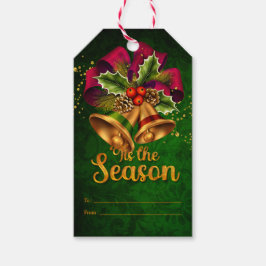 Schöne Weihnachtsglocken Green 'Dies ist die Jahre Geschenkanhänger