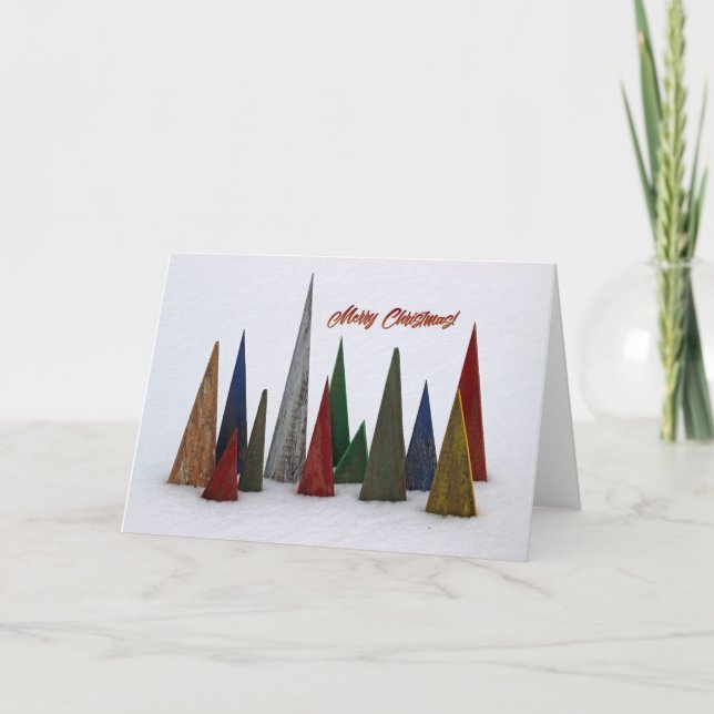 Schöne Weihnachtsgrüße Karte (Vorderseite)