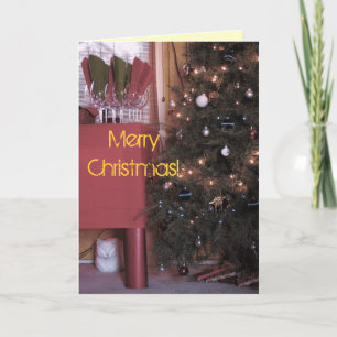 Schöne Weihnachtskarte! Feiertagskarte