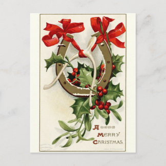 Schöne Weihnachtskarte Feiertagspostkarte