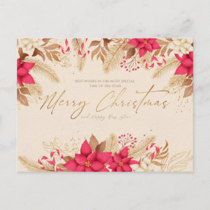 Schöne Weihnachtskarte Postkarte