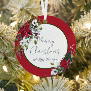 Schöne Weihnachtsstern-Rahmen-Weihnachtsfeier Meta Ornament Aus Metall