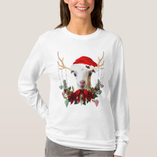 Schöne Weihnachtsziege LaMancha Baby Kid T-Shirt