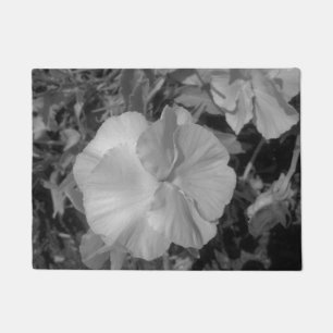 Schöne weiße Blume Fußmatte