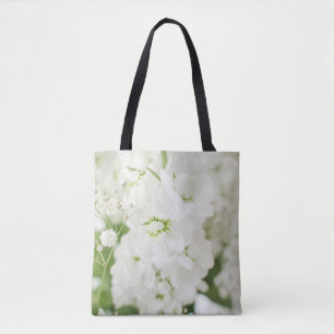Schöne weiße Blüten Florenz von Ava Tasche