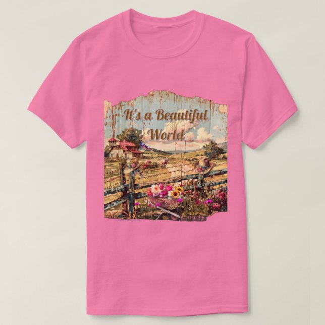 Schöne Welt T-Shirt (Design vorne)