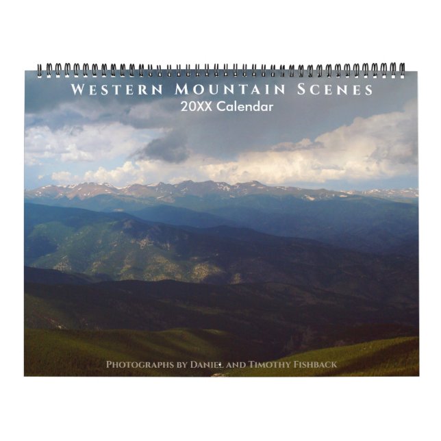 Schöne westliche Berge und Flüsse Kalender (Titelbild)