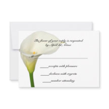 Schöne White Calla Lily Wedding