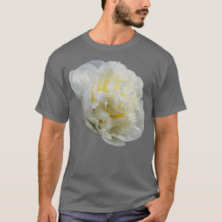 Schöne White Peony Blume T-Shirt