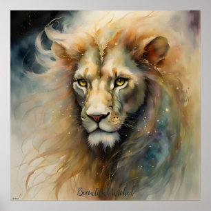 Schöne Wicked AI Fantasy Digital Art Print Poster