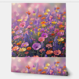 Schöne Wildblume Blumenschale und -klemme Tapete