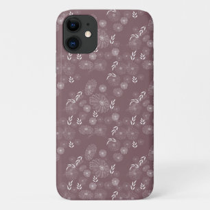 Schöne Wildblume Doodles Muster Case-Mate iP iPhone Hülle