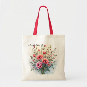 Schöne Wildblumen Populäre Luxus-Kollektion Tragetasche