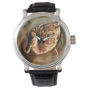 Schöne wilde Gänse Armbanduhr