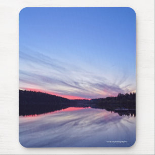Schöne Wildnis Sonnenuntergang über dem Foto Mousepad