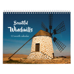 Schöne Windmühlen 2027 Kalender
