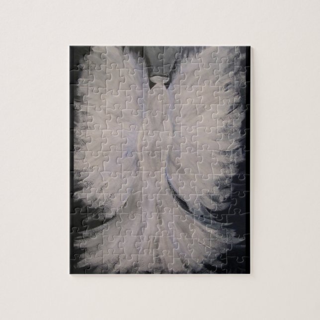 Schöne Winged Schutzengel-Malerei-Kunst (Vertikal)