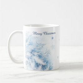 Schöne Winter Frost Weihnachten Kaffeetasse