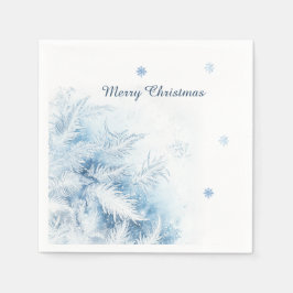 Schöne Winter Frost Weihnachten Serviette