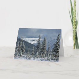 Schöne Winterlandschaft - Schnee in den Bergen Karte