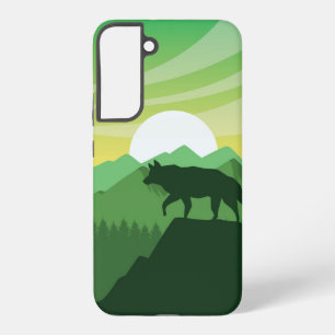 Schöne Wolfszene Samsung Galaxy Hülle