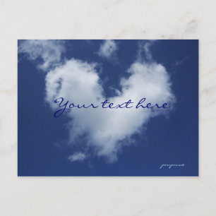 schöne Wolke Ankündigungspostkarte