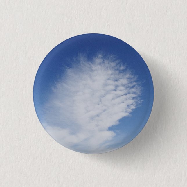 Schöne Wolke Button (Vorderseite)