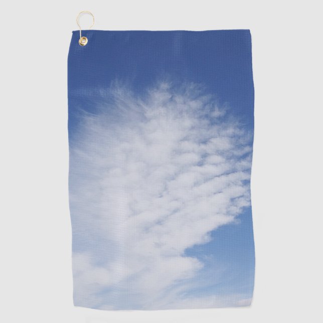 Schöne Wolke Golfhandtuch (Vorderseite)