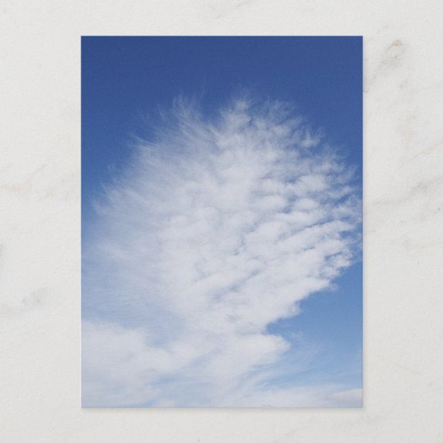 Schöne Wolke Postkarte (Vorderseite)