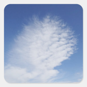 Schöne Wolke Quadratischer Aufkleber