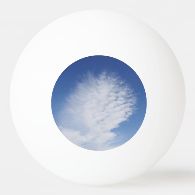 Schöne Wolke Tischtennisball (Vorderseite)