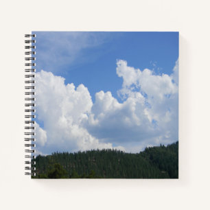 Schöne Wolken in den Bergen... Notizbuch