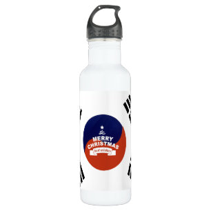 Schöne Wünsche Südkorea Frohe Weihnachten Edelstahlflasche