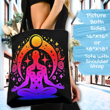 Schöne Yoga-Meditationsdesign auf Schwarz