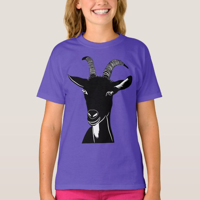 Schöne Ziege T-Shirt (Vorderseite)
