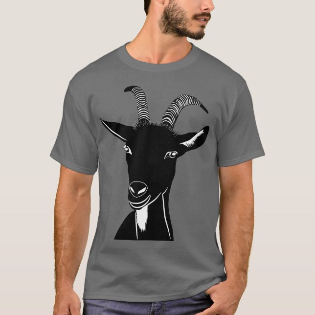 Schöne Ziege T-Shirt (Vorderseite)