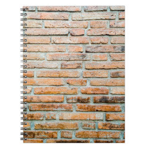 Schöne Ziegelwand Altes Klassikerhaus, Architektur Notizblock