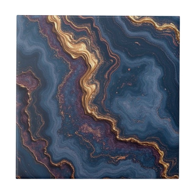 Schöne Zuhause-Fliesen aus blauem Gold Fliese (Vorderseite)