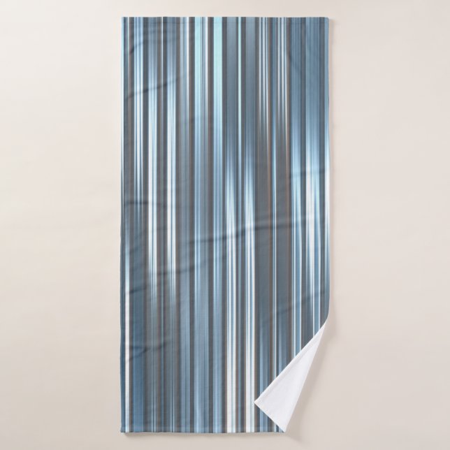 Schöner, abstrakter, blauer Hintergrund mit l Badehandtuch (Badehandtuch)