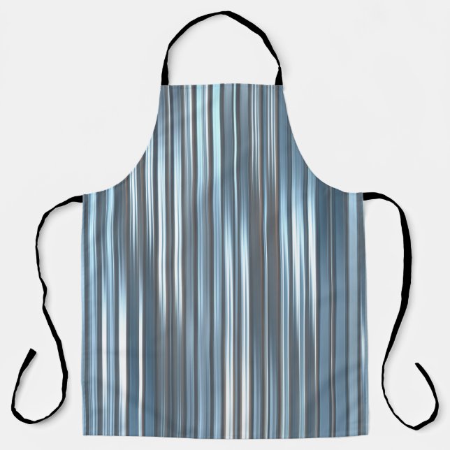 Schöner, abstrakter, blauer Hintergrund mit l Schürze (Vorderseite)