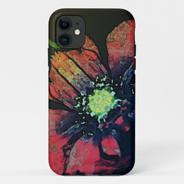 Schöner abstrakter Blumentelefonkasten Case-Mate iPhone Hülle (Rückseite)