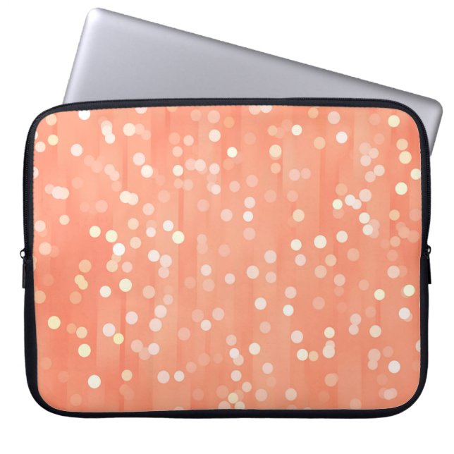 Schöner abstrakter Vintager Hintergrund Laptopschutzhülle (Vorderseite)