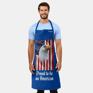 Schöner Adler, die amerikanische Flagge, Patriotik Schürze