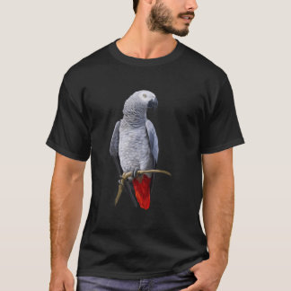 Schöner Afrikanischer Grau Parrot T-Shirt