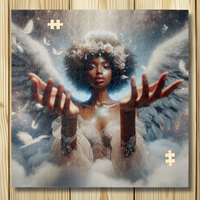 Schöner afroamerikanischer Angel Ethereal (Von Creator hochgeladen)