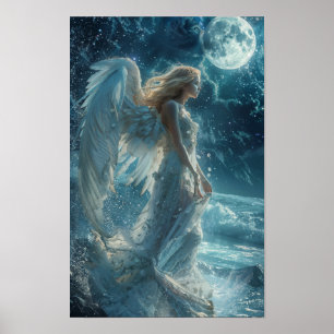 Schöner Angel verbreitet ihr Wingposter Poster